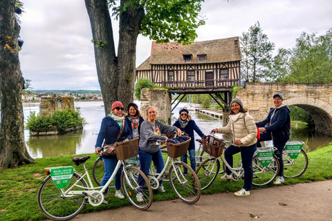 Passeio de bicicleta de Vernon a Giverny com guia local