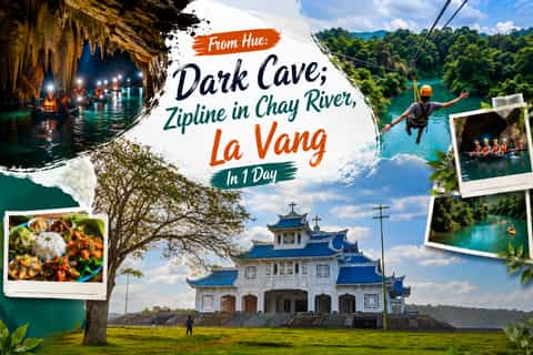 From Hue: Dark Cave, La Vang Holy Land & Jungle River - Image 3