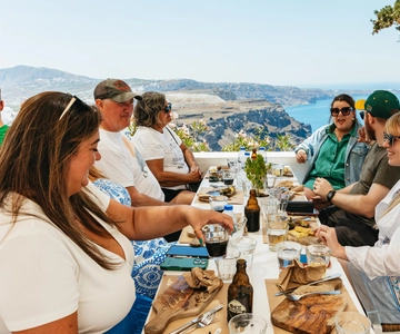 Fira: Guided Foodie Walking Tour with Tastings
