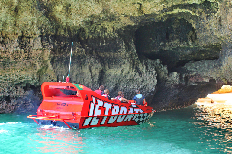 Exciting 1-hour jet boat ride along the Algarve Coast Exciting 1-hour jet boat tour along the Algarve coast