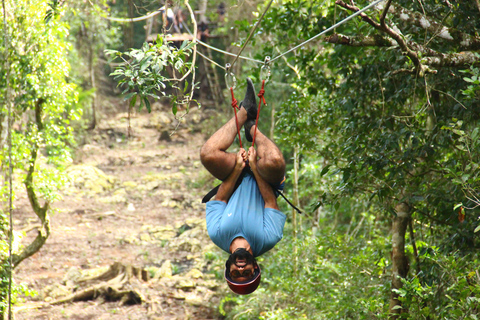 Playa del Carmen: Avontuur met ATV, Zipline en natuurlijk zwembad