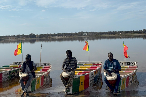Dakar: Pink Lake Tour with Quad Bike + Pirogue and Lunch Included Dakar: Tour to the Pink Lake with Quad + Pirogue and Lunch included