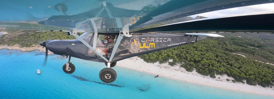 Saint-Florent : Vol en ULM multiaxe - Découvrez la Haute Corse vue du ciel