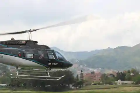 Passeio de helicóptero em Medellín