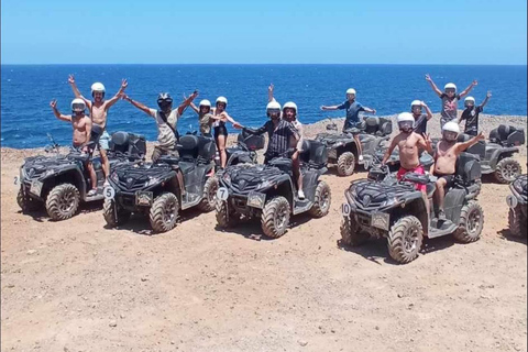 Malia: Passeio de Quadriciclo Off-Road com Almoço e TrasladosQuadra compartilhada