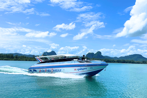 Krabi: 7 Island Sunset With BBQ & Plankton Speed Boat Tour