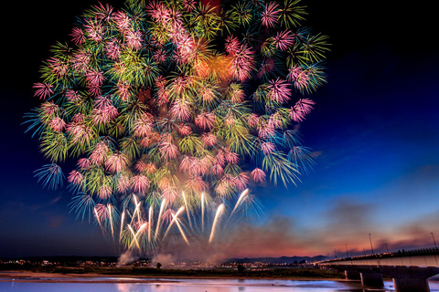 Tokyo: Nagaoka Fireworks Festival Tour with Seating Departure From Ueno A Seating