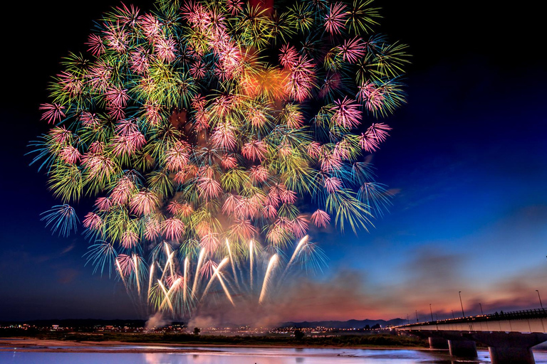 Tokyo: Nagaoka Fireworks Festival Tour with Seating Departure From Ueno A Seating