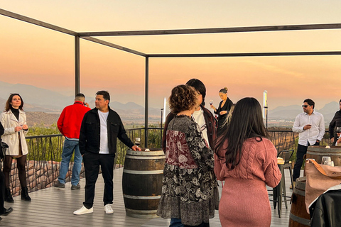 Santiago: Vinicola Monteluz Sunset Party Experience 360