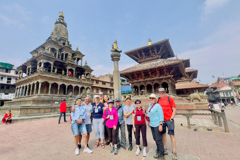 Katmandou : Les 4 principaux sites de l'UNESCO : visite privée/en groupe avec déjeunerVisite de groupe - 4 visites du patrimoine