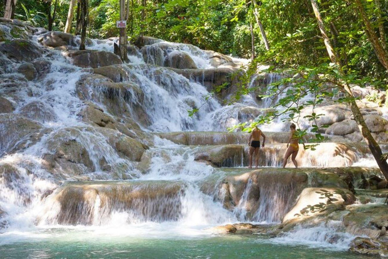 Montego Bay: Dunn&#039;s River Falls, Secret Falls, Zipline ComboMontego Bay: Dunn&#039;s River Falls und Secret Falls Kombi-Tour