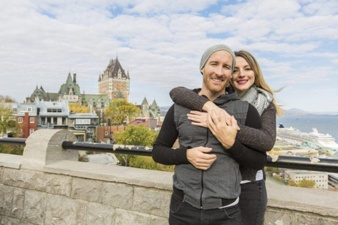 Passeio romântico em Quebec a pé para casais