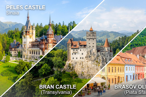 Bucharest: 3 Castles Tour - Bran, Peles & Wednesday Castle Interactive Audio Guide in 24+ languages.