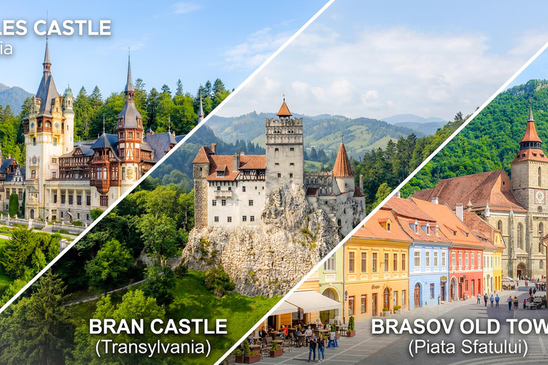 Bucharest: 3 Castles Tour - Bran, Peles & Wednesday Castle Interactive Audio Guide in 24+ languages.