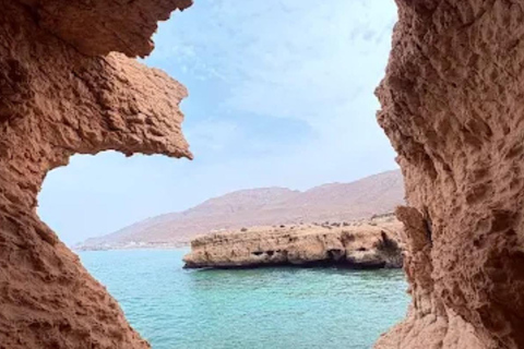 Wadi Shab Adventure Hike, Swim, Hidden Cave, Beach, Sinkhole