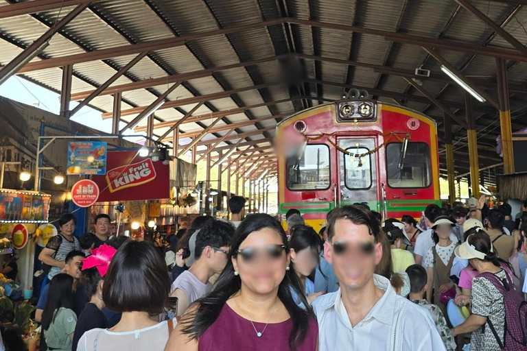 Train Market, Floating Market, and Salt Lake Tour by driver