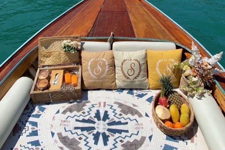 Krabi: tour privato di lusso in longtail boat di 4 isole