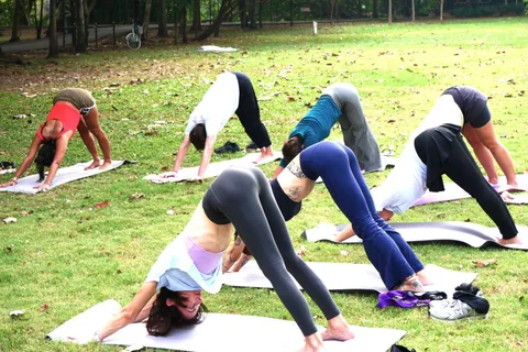 Bangkok : Expérience de yoga au parc Lumpini