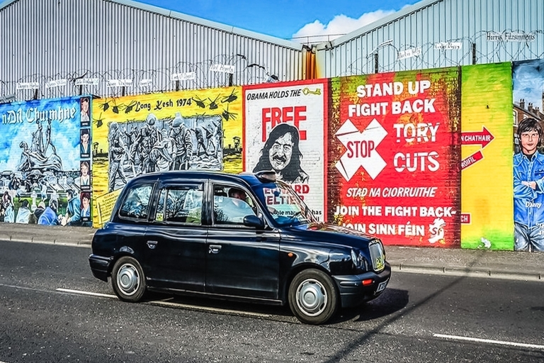 Belfast : visite politique en taxiBelfast : visite historique en taxi noir