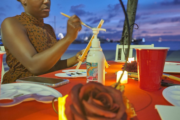 St. Maarten: Sunset and Paint Experience