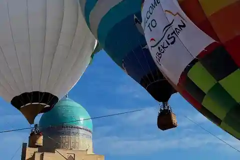 Samarkand: Hot Air Balloon Flight with Hotel Transfers