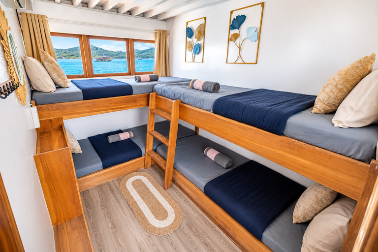 3D Komodo Sailing & Land Tour 12 Stops Single Bed & Hotel 3-Day Shared Cabin, Single Bed No Land Tour No Park Fee