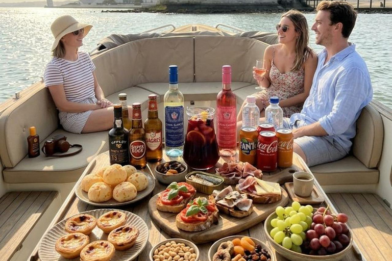 Lisbon – Morning Cruise with Coffee & Portuguese Snacks Lisbon: Sangria Social Premium Boat Experience