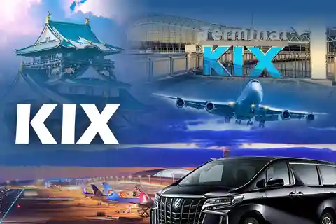 Transfert privé de l'aéroport international du Kansai (KIX) vers/depuis Osaka