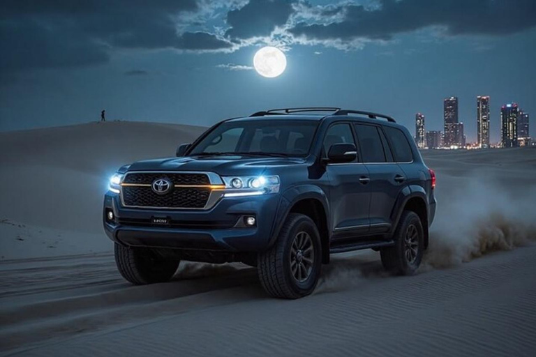 Doha: Moonlight Desert Safari with 4x4 & Camel Experience
