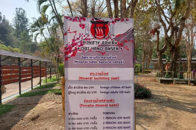 Chiang Rai Nature Escape Mae Kok River Trip and Hot Springs Chiang Rai Nature Escape by Private Van (Up to 8 Guests)