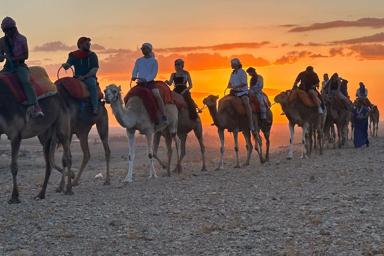 1h de passeio de quadriciclo pelo deserto com jantar e passeio de cameloMarrakech: Passeio de Quadriciclo pelo Deserto com Jantar Show e Passeio de Camelo