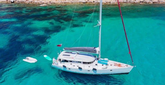 Palau or La Maddalena: monomarano sail tour to La Maddalena
