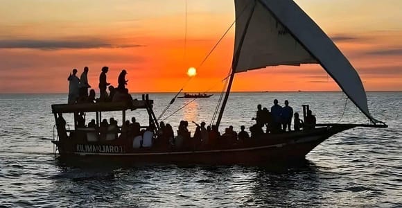 Zanzibar: Sunset Dhow Cruise Nungwi & kendwa + free pick up
