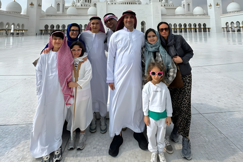 Abu Dhabi Tour Full Day - Grand Mosuqe, Louvre Museum & More Abu Dhabi Full Day Tour - Grand Mosuqe & More - German Guide