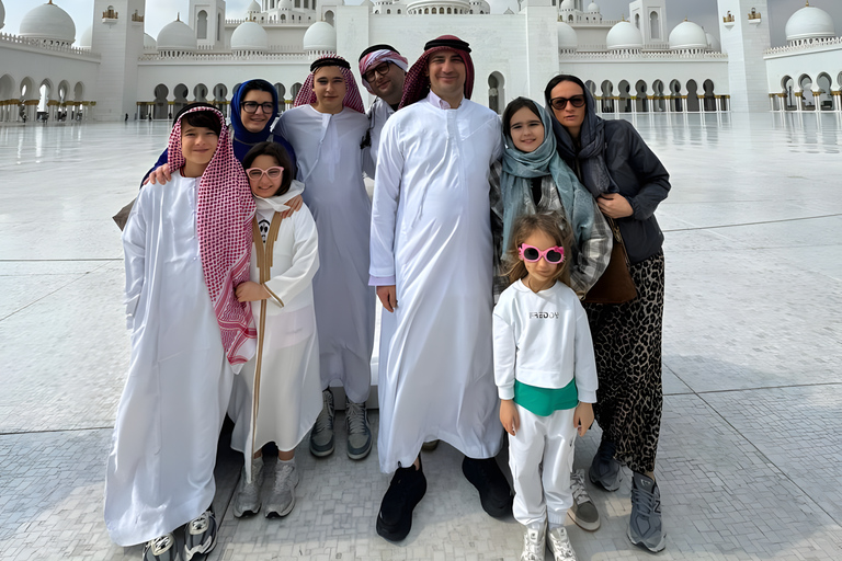 Abu Dhabi Tour Full Day - Grand Mosuqe, Louvre Museum & More Abu Dhabi Full Day Tour - Grand Mosuqe & More - German Guide