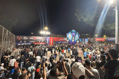 Medellin: Street Football Tour, VIP at Tournament, Empanadas Street Football Tour, VIP at Tournament, & Giant Empanadas