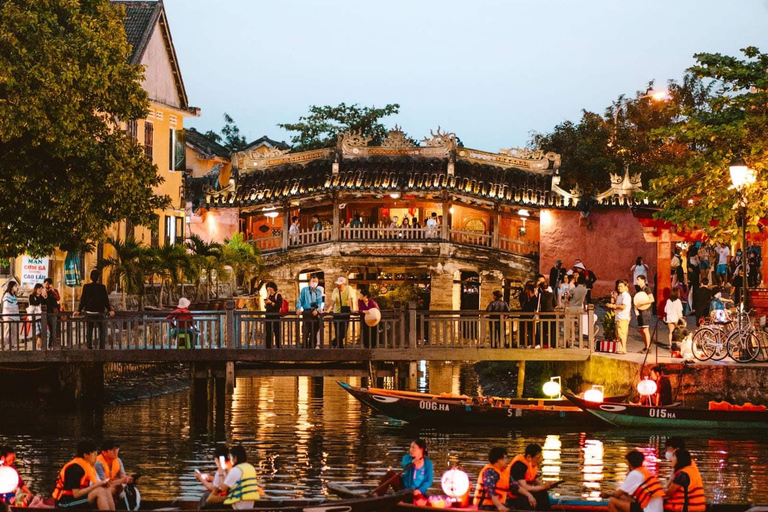 Da Nang/Hoi An: Tour in barca sul fiume del cocco e Festival delle LanterneAutista privato e auto