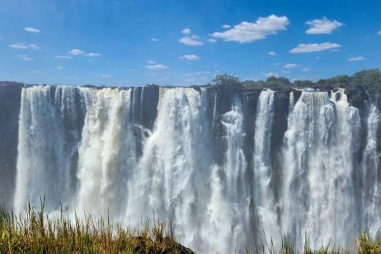 Aventura de lujo de un día en las cataratas Victoria con vuelo en helicóptero