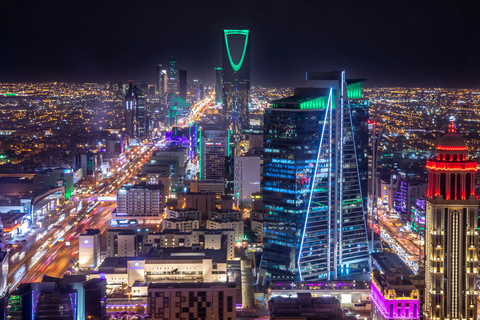 Riyadh: Guided Night Tour with Skyline View & Saudi Coffee
