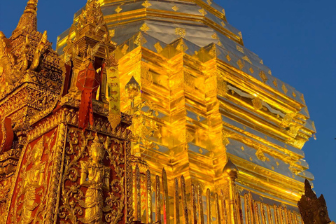 Chiang Mai: Doi Suthep Sunset & Hidden Temple with Guide