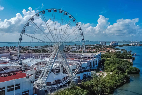 Passeio turístico guiado em Cancún SkyWheel, Letras e comprasSkyWheel + 1 atração