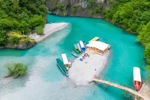 From Tirana: Shala River Private Boat Tour Full-Day Trip