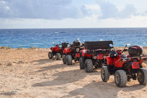 Hurghada: Wycieczka rodzinna quadem lub buggy po morzu i górachWycieczka dwuosobowym quadem - odbiór z Hurghady i El Gouny