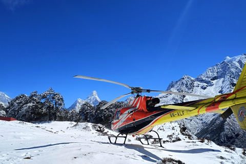 Excursion en hélicoptère au camp de base de l&#039;Everest