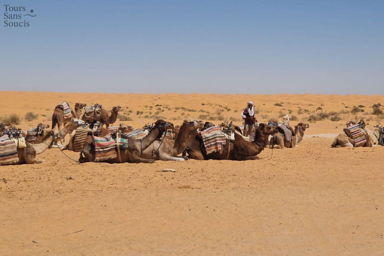 Djerba: Ksar Ghilane e barco pirata – 2 dias de aventura e descobertaDjerba: Ksar Ghilane e Barco Pirata – 2 dias de aventura e descoberta