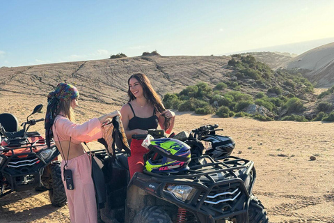 Agadir/Taghazout: Quad Bike On The Beach W- Tea & Biscuits QUAD BIKE FROM TAGHAZOUT