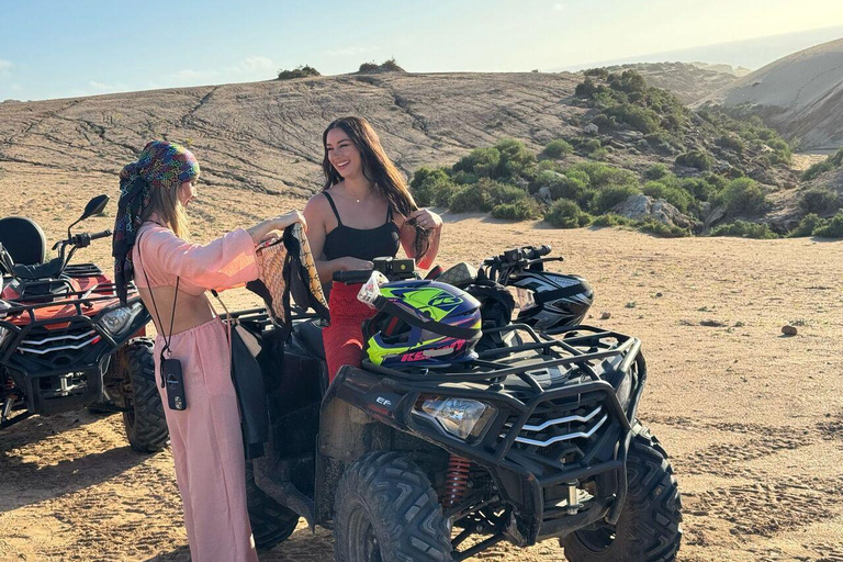 Agadir/Taghazout: Quad Bike On The Beach W- Tea & Biscuits QUAD BIKE FROM TAGHAZOUT