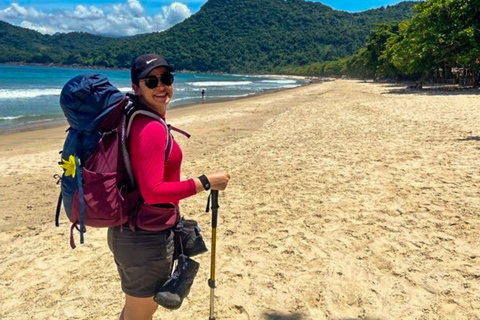 Hiking tour of three beaches and a waterfall in the Juatinga Reserve, Paraty