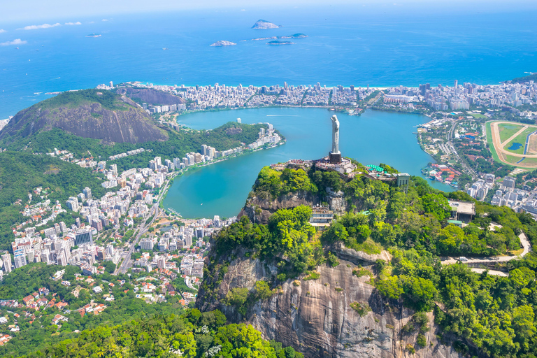 Rio de Janeiro: Oficjalne wejście do Chrystusa Odkupiciela pociągiem CorcovadoRio de Janeiro: Wjazd na górę Chrystusa Odkupiciela pociągiem Corcovado