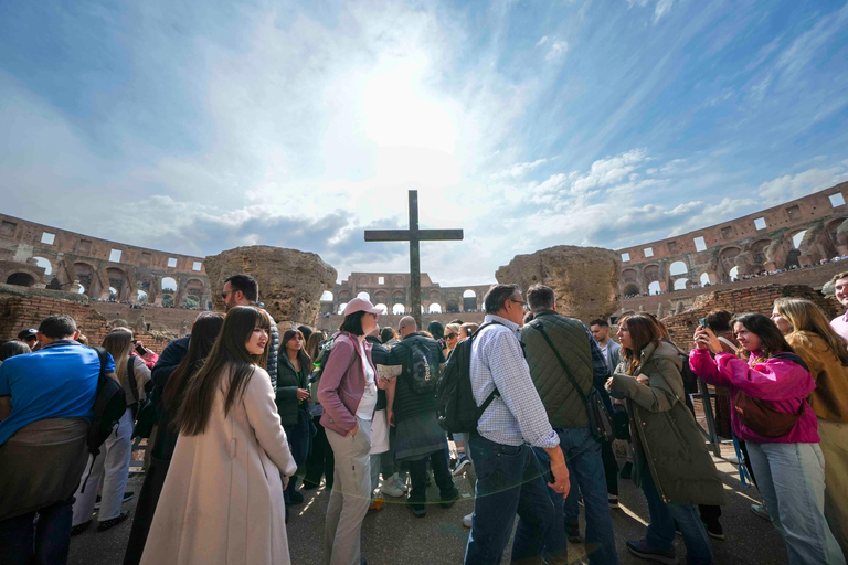Rome: Colosseum, Roman Forum & Palatine Hill Tour Guided Tour in French